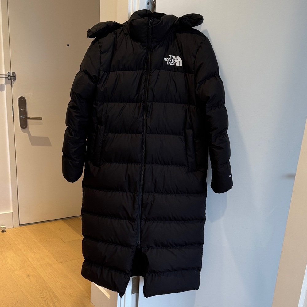 The North Face Black Long Puffer Jacket M